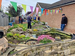 Many Yorkshire Members enjoying the newly opened SLR V2 in 2024, just before it rained