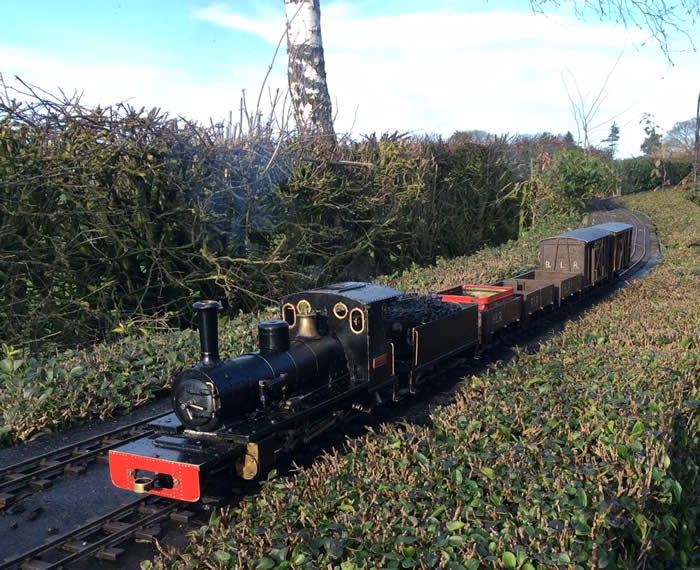 A Barry Milner built, John Shaw boilered coal-fired 2-6-2