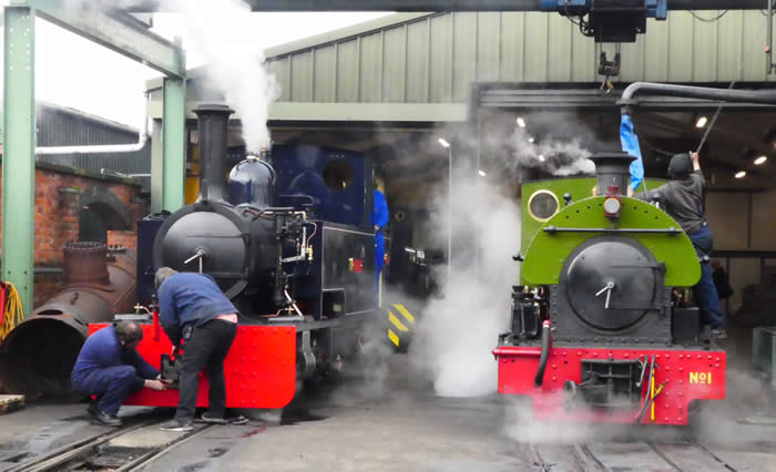 Preparing the Bagnall and Peckett