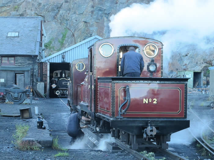 Early morning preparations: Boston Lodge Works