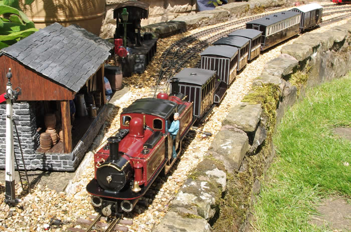 DLG passing Shed Sidings