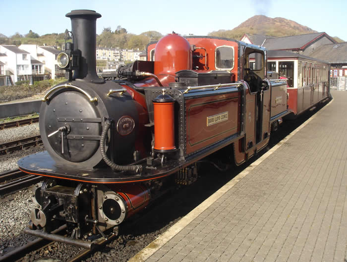 David Lloyd George looking resplendent at Porthmadog