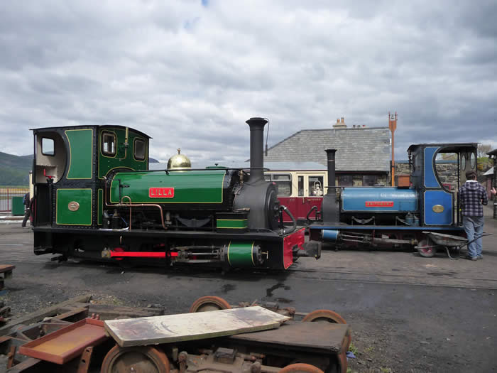 Lilla and Britomart at Boston Lodge