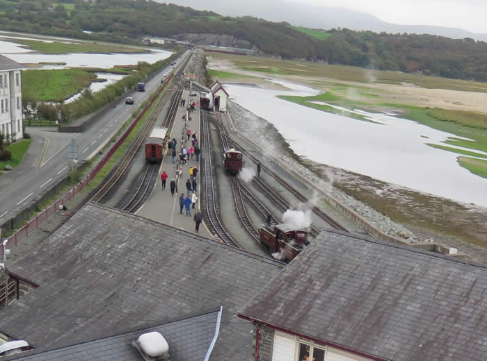 Towards Boston Lodge from Ferris Wheel : FR Victorian Weekend