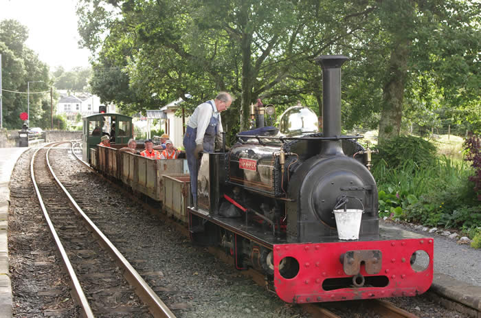 Hugh Napier on works train