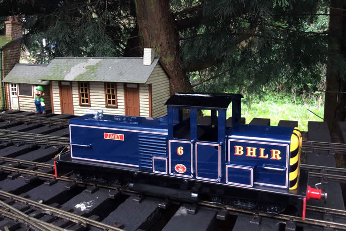 Newly outshopped Severn Lamb scratchbuilt diesel on its first run