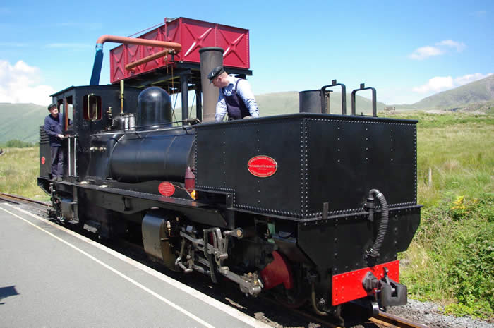 K1 takes on water at Rhyd Ddu WHR