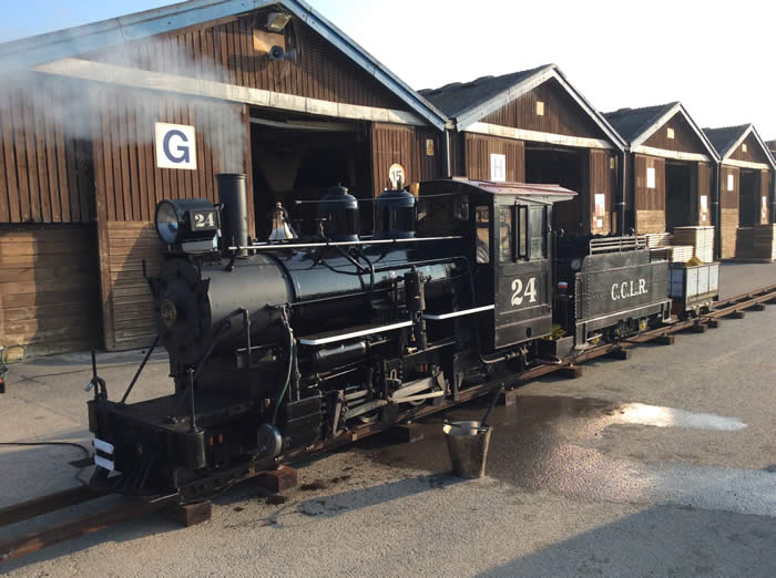Cleethorpes Coast LR No 24 giving rides at Peterborough