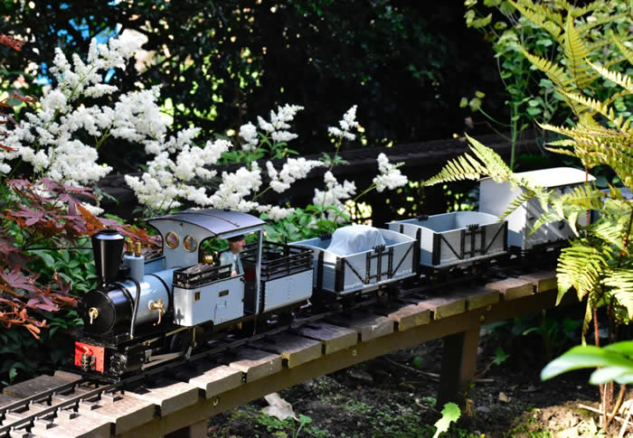 Orenstein & Koppel loco with spark arresting chimney