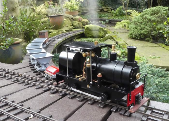 Bell loco at Crayke Hill