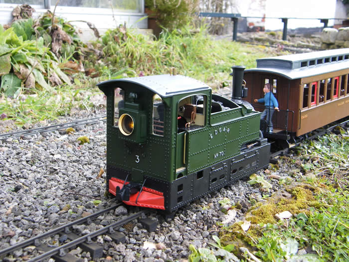Newly built Clogher Valley tram running on Axeholme LR