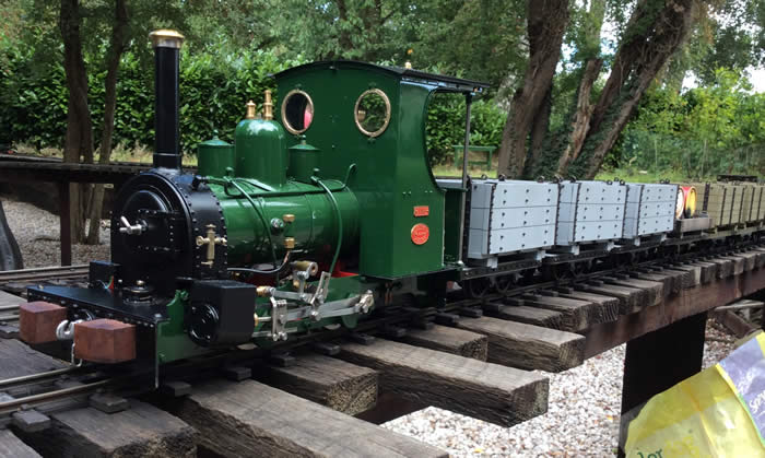 Waril class "Esme" hauling Sand Hutton wagons