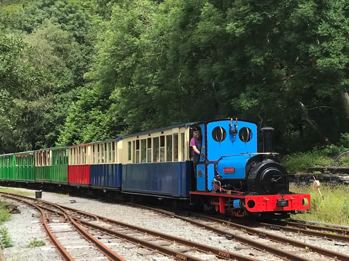 Thomas Bach at Llanberis Lake Railway