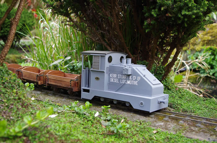 Kerr, Stuart diesel loco on its first trial run
