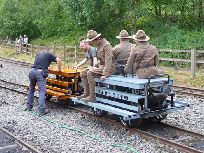 Two Fairbanks-Morse speeders supplied to the US army