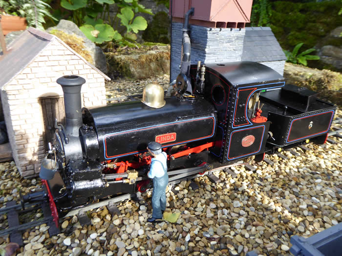 Watering Linda at the Wharf