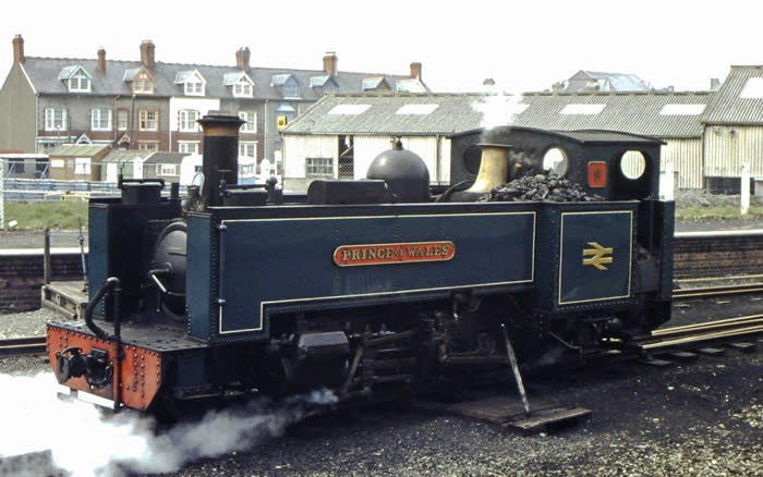 Prince of Wales in BR blue livery