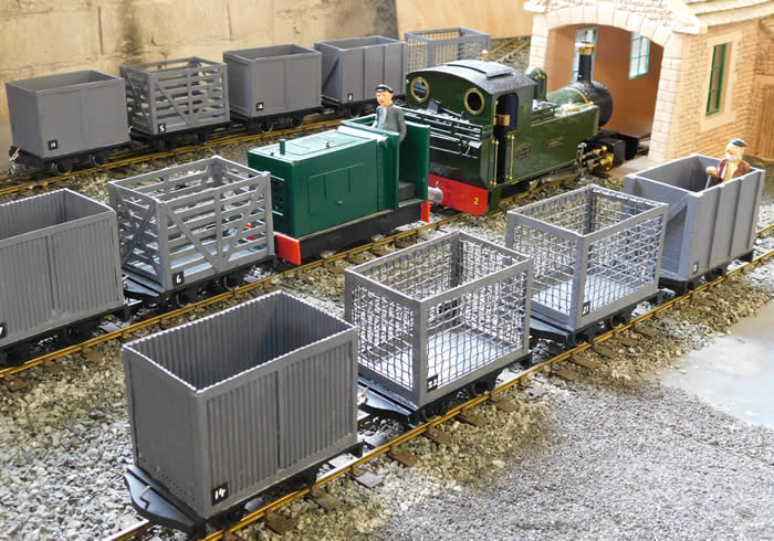 Sorting empties at the peat works